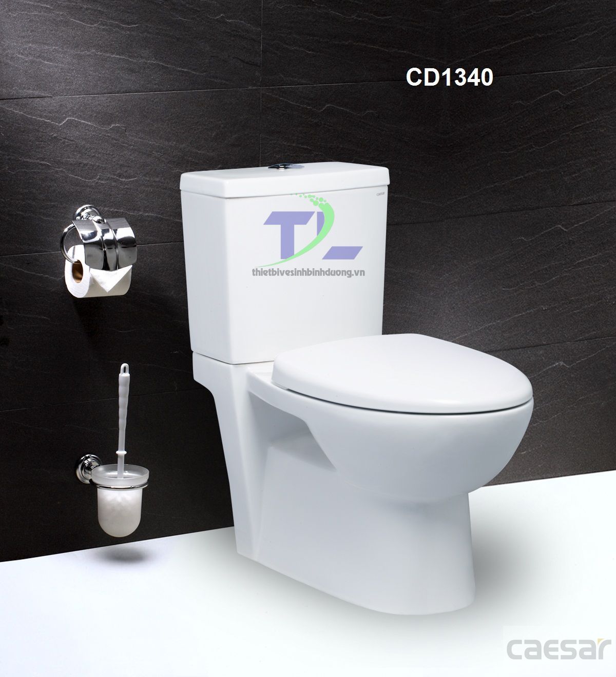 Bồn cầu sứ CAESAR CD1340